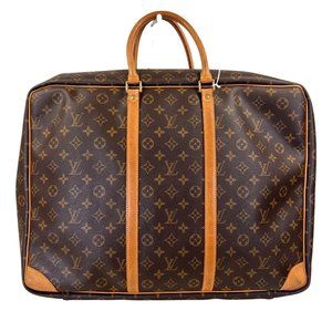 Authentic Louis Vuitton Travel Bag Sirius 50 Monogram Used LV Handbag Vintage